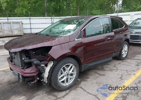 2021 Ford Edge Sel из США, поврежденный, VIN 2FMPK4J92MBA25057
